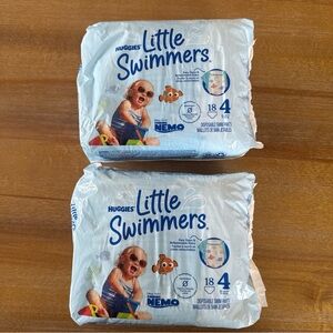 NWT 2 Huggies Little Swimmers Size 4